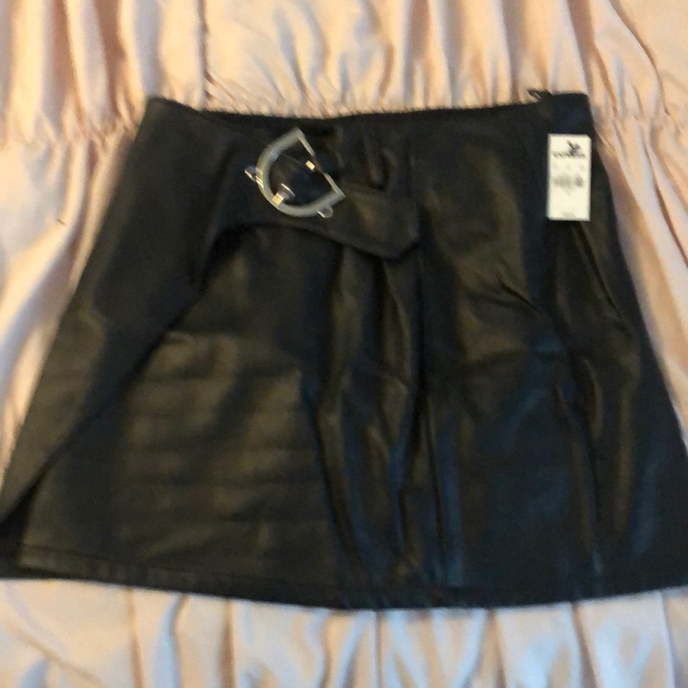Leather skirt